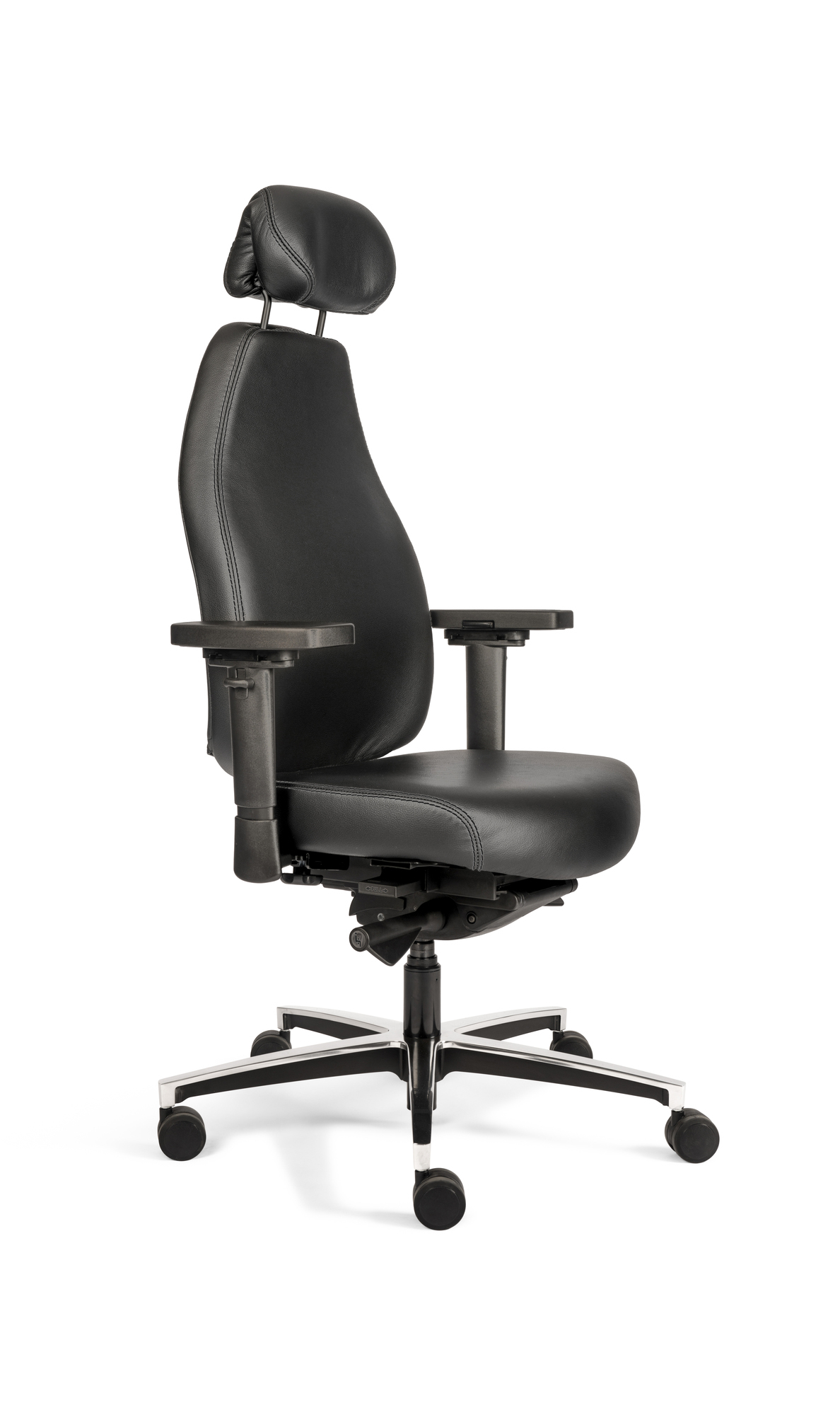 Therapod X HR, in zwart leder