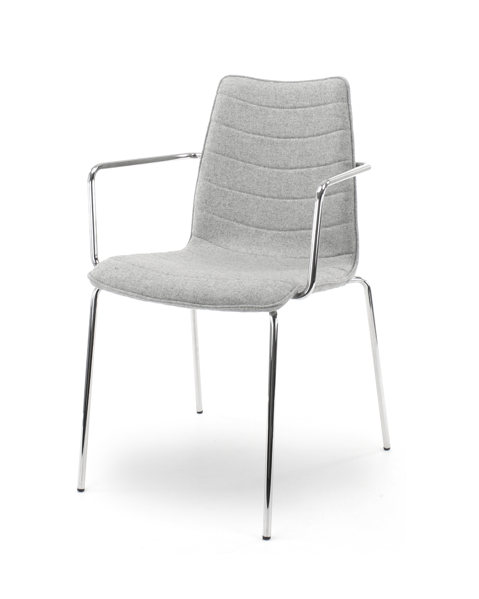 F45 wolvilt Fenice lichtgrijs 601 - frame chroom