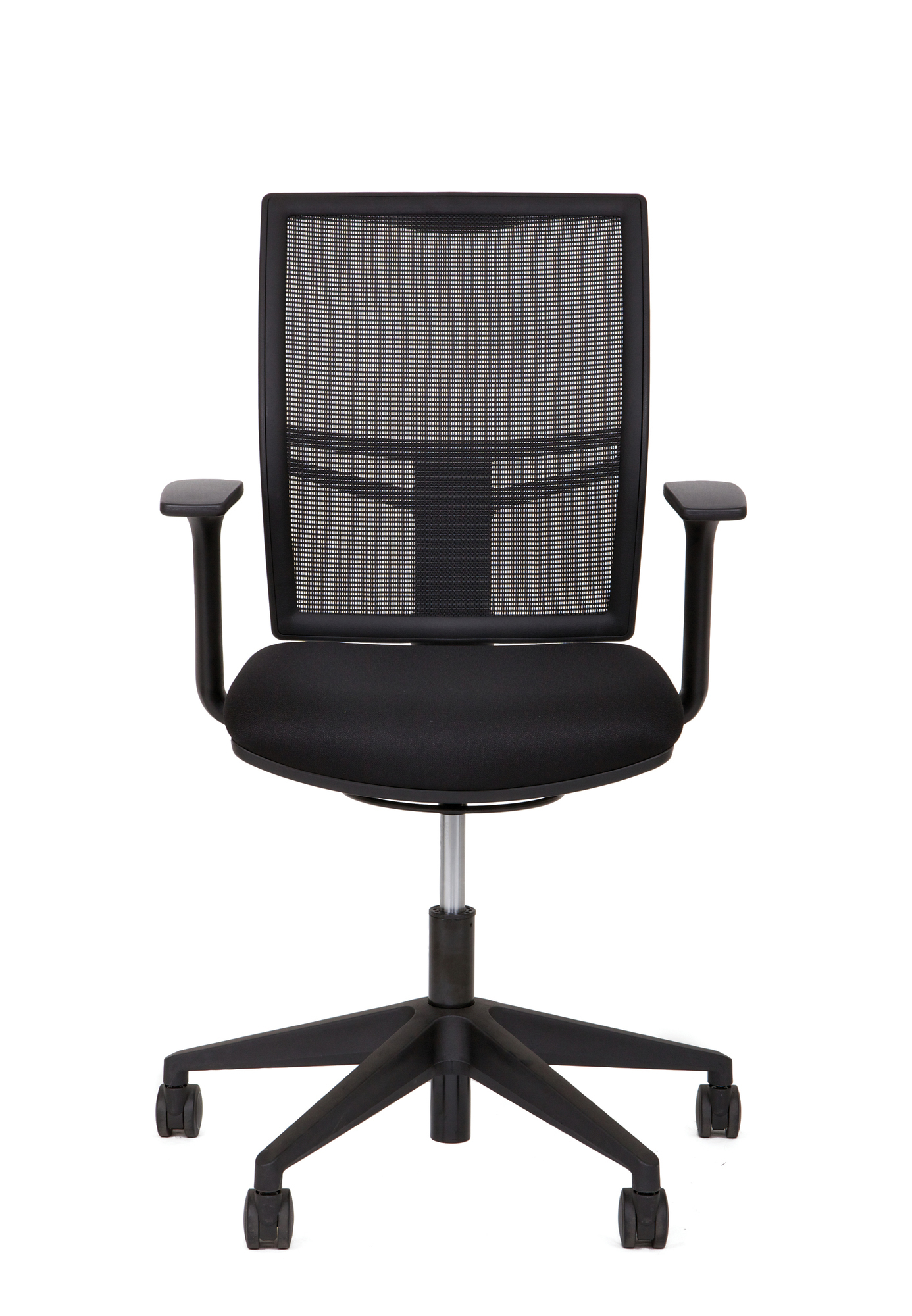 706 School, rug in mesh zwart