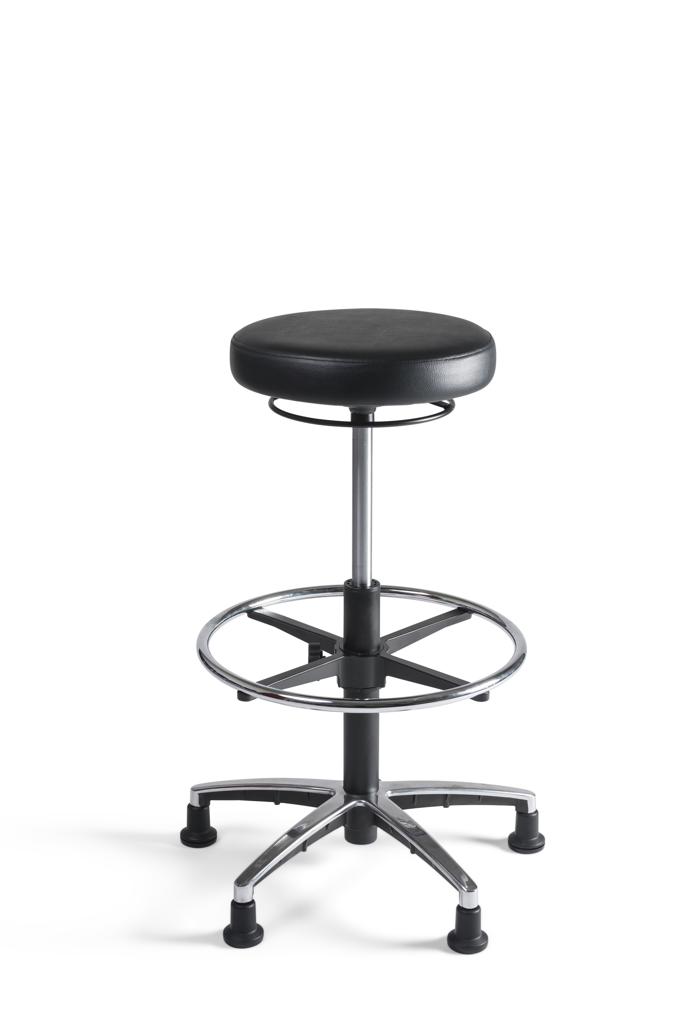 Tabouret hoog, PVC alu