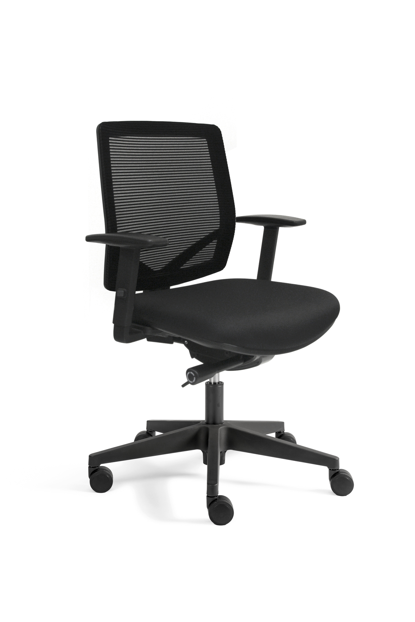 A300, rug in mesh zwart