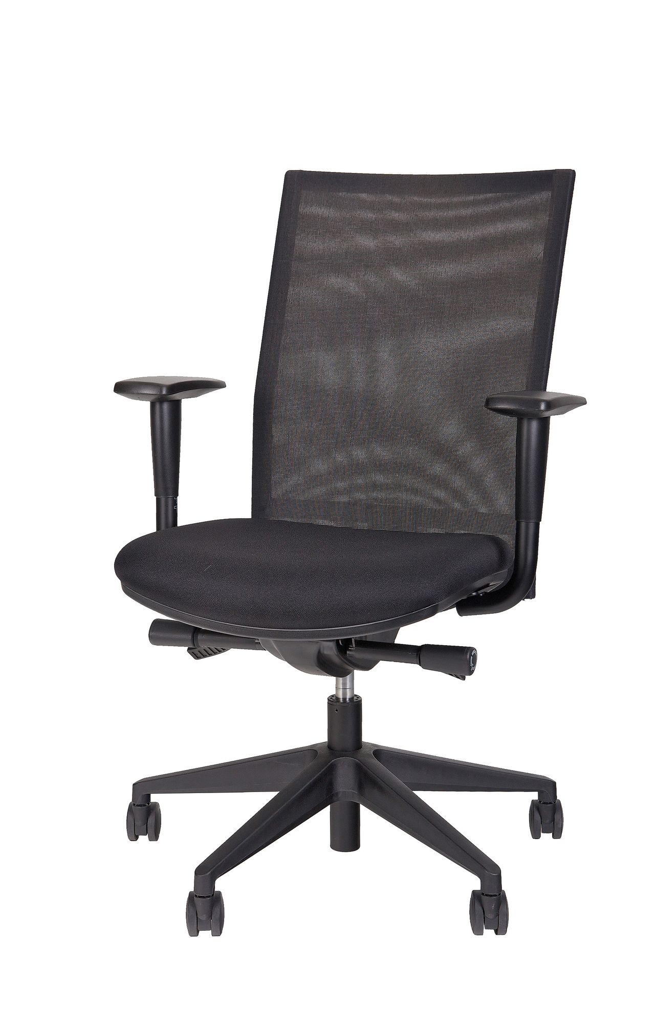 A350, rug in mesh zwart