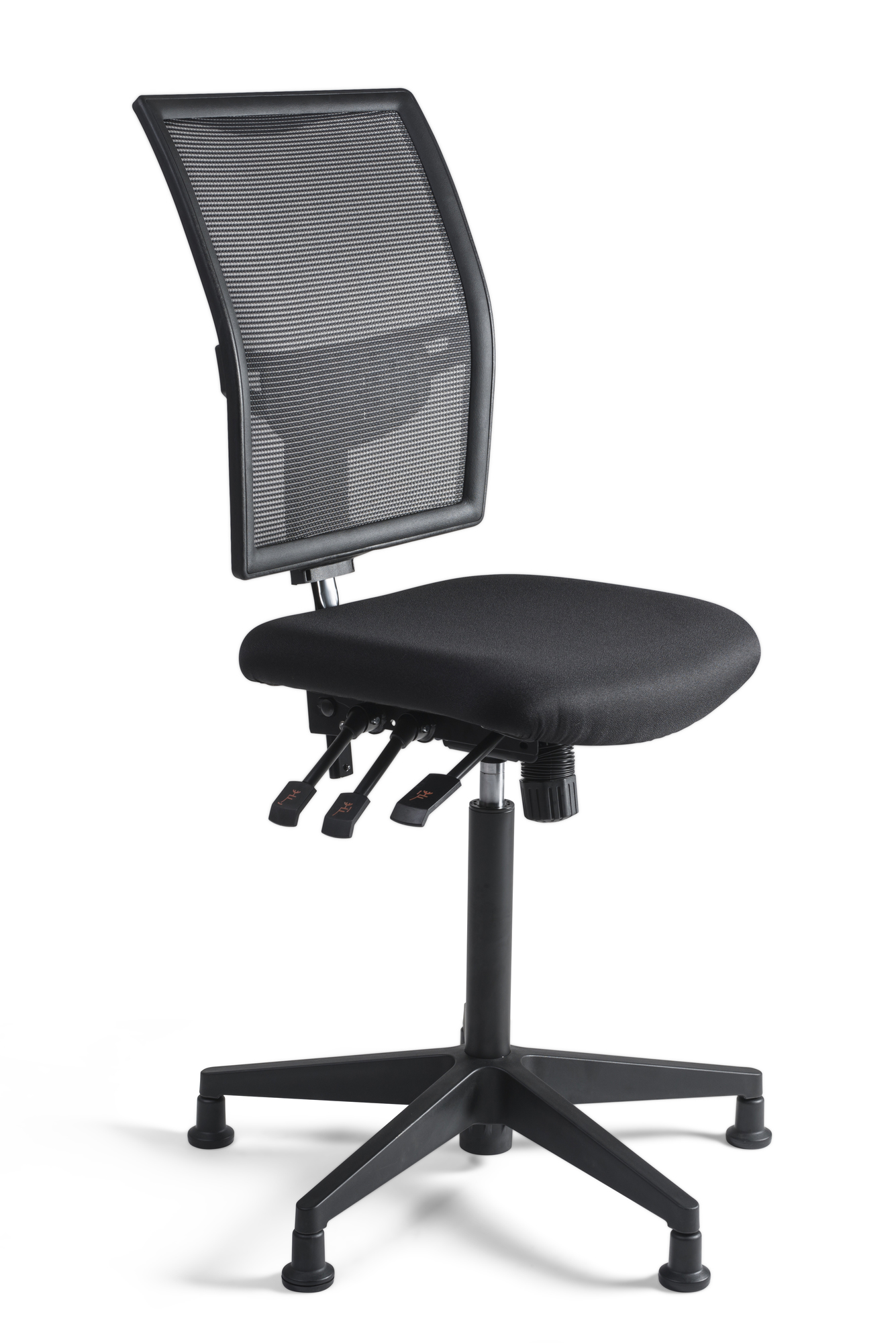 Bedrijfsstoel hoog, mesh nylon