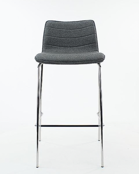 F50 wolvilt Fenice 602 middengrijs - frame chroom