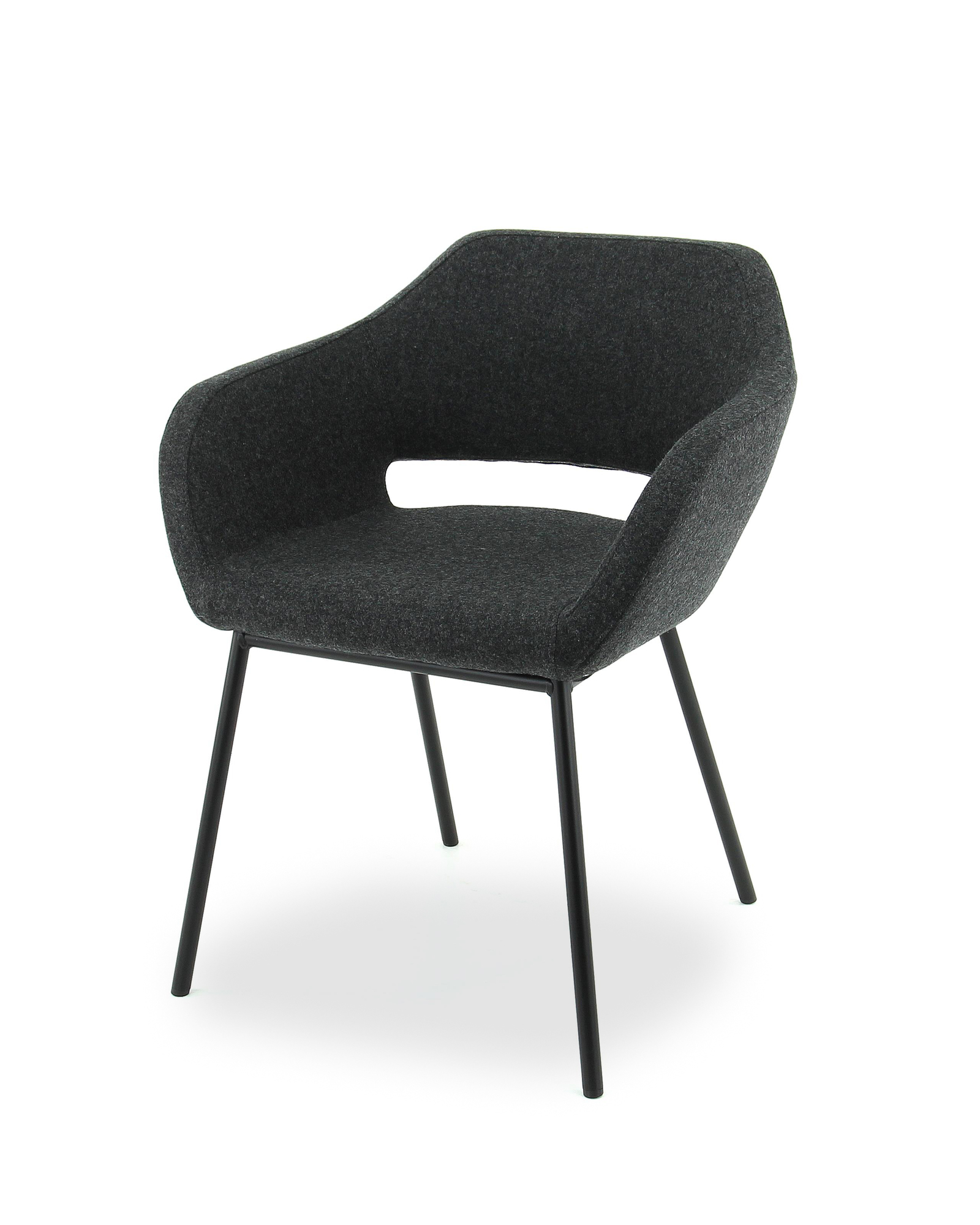 F70 wolvilt Fenice donkergrijs 603 - frame chroom