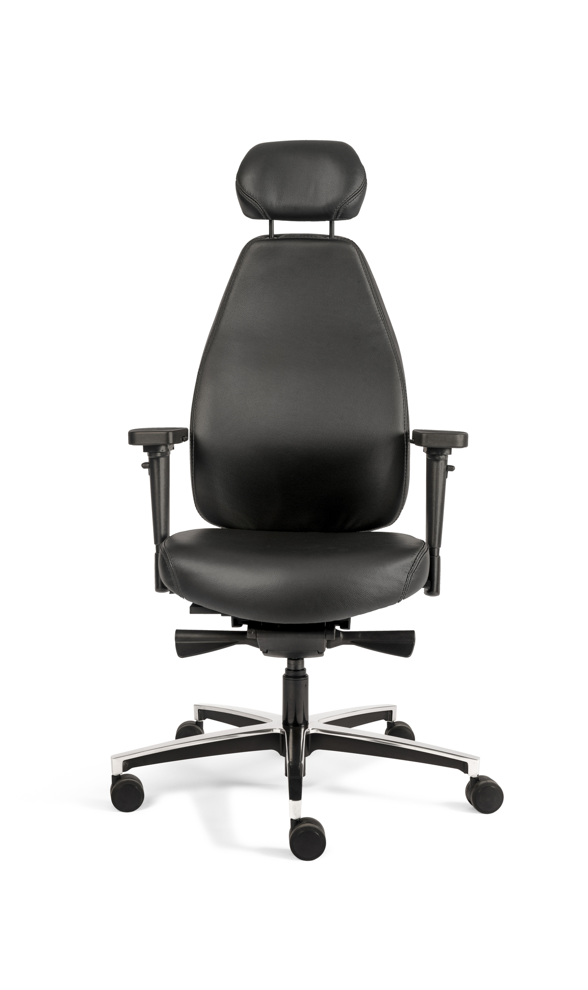 Therapod X HR, in zwart leder