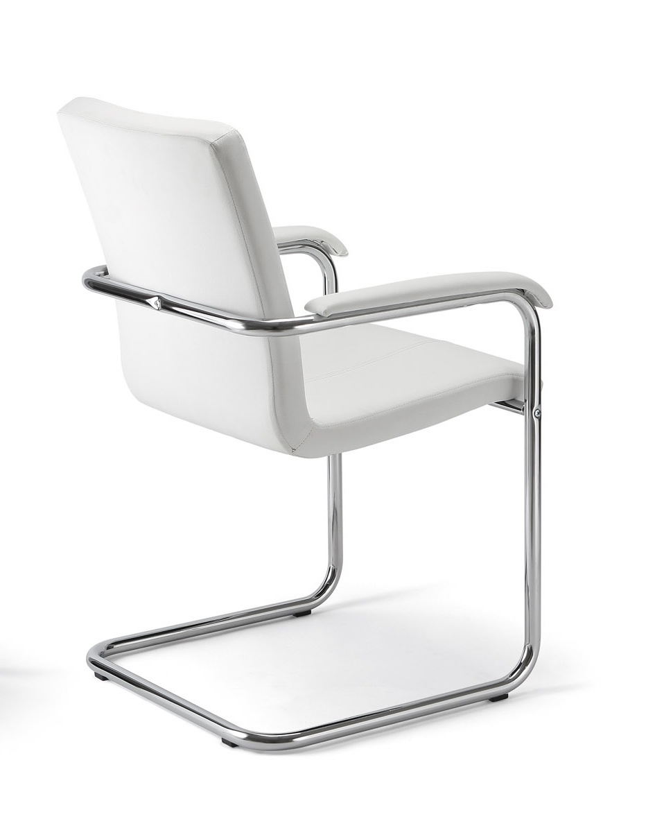 Comfort, wit leder