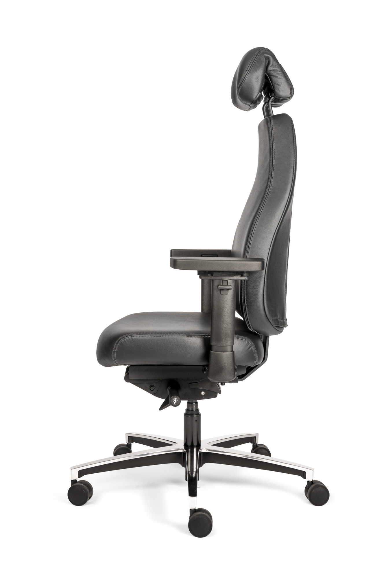 Therapod X HR, in zwart leder