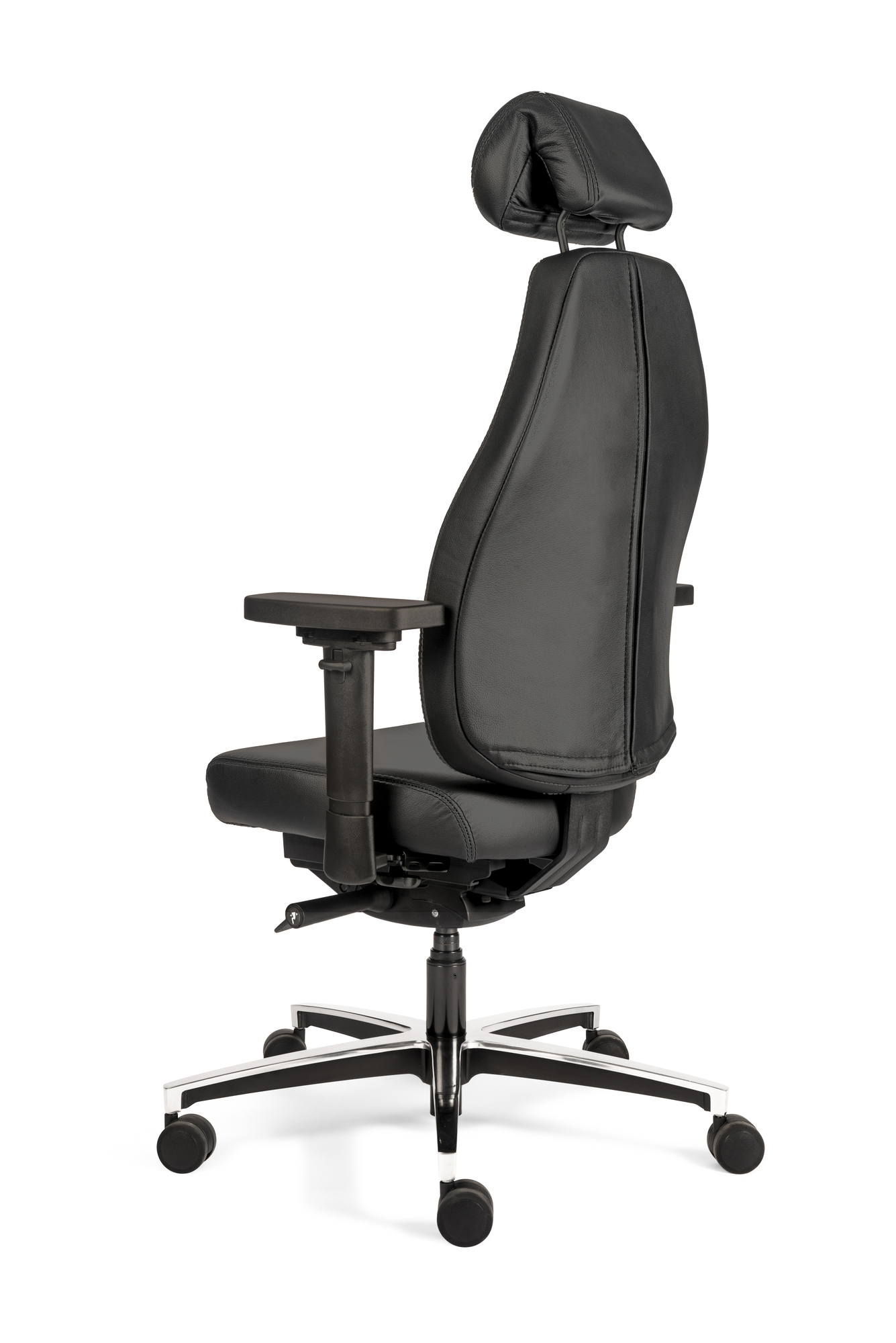 Therapod X HR, in zwart leder