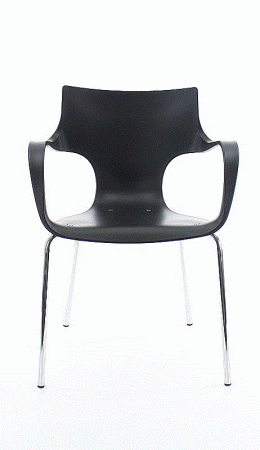 Jim, verchroomd/antraciet (021)