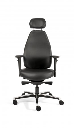 Therapod X HR, in zwart leder