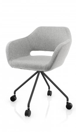 F70 wolvilt Fenice lichtgrijs 601 - frame chroom
