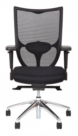 777 NPR, rug in mesh zwart
