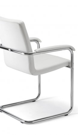 Comfort, wit leder