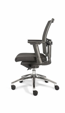 706+ Edition alu, rug in K&R mesh zwart