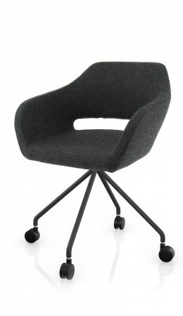 F70 wolvilt Fenice donkergrijs 603 - frame chroom