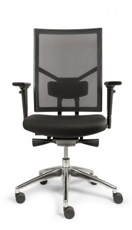 787 Edition alu, rug in mesh K&R zwart