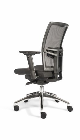 706+ Edition alu, rug in K&R mesh zwart