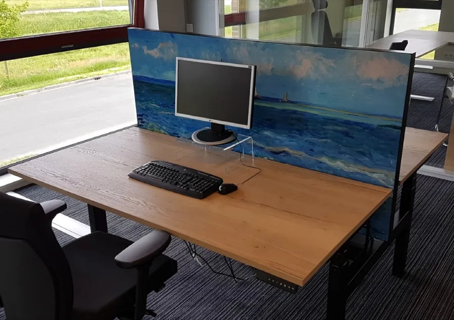 Bureauscherm 5
