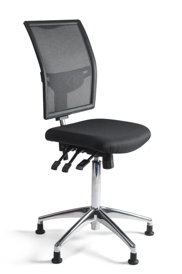 Bedrijfsstoel hoog, mesh nylon