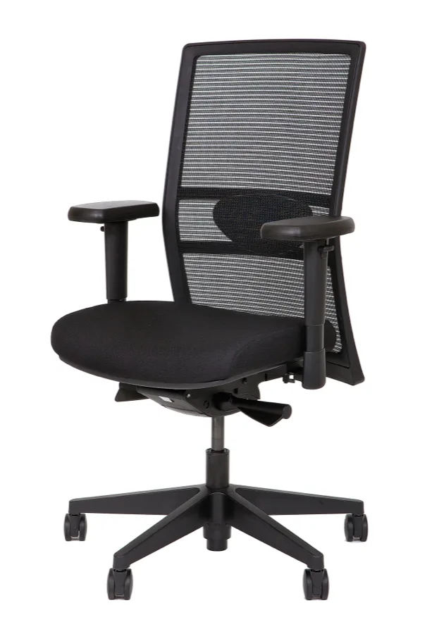 757 NPR, rug in mesh zwart
