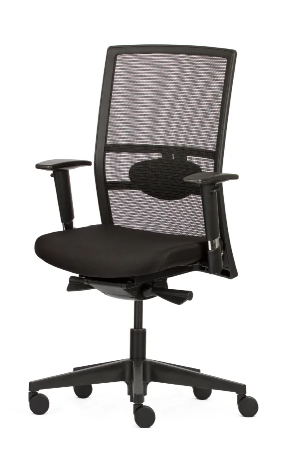 757 CS, rug in mesh zwart