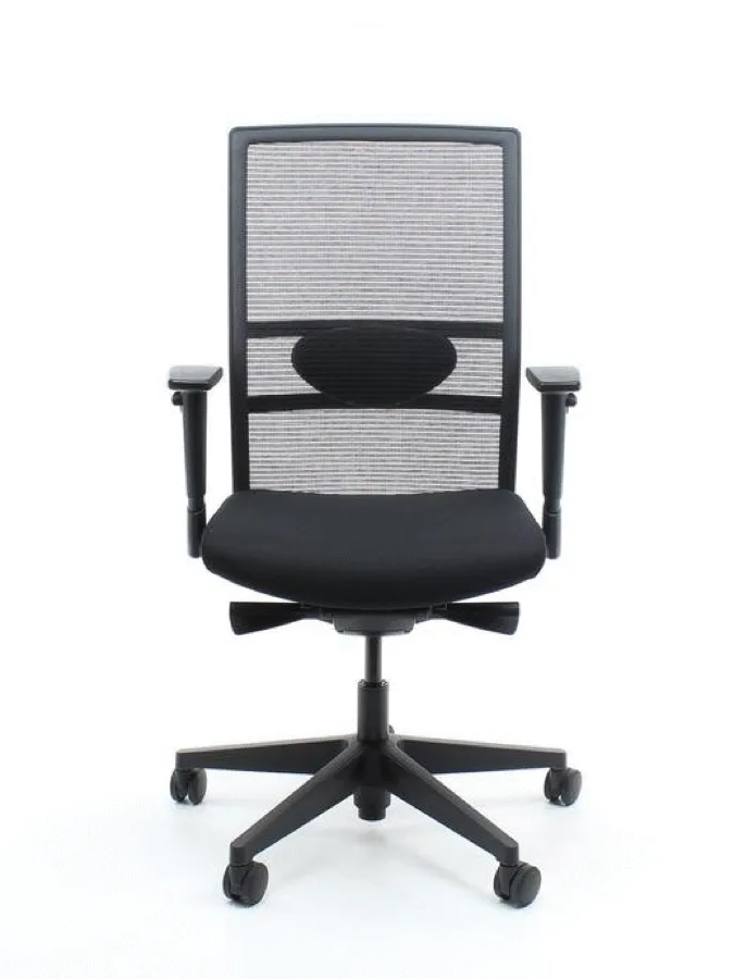 757 CS, rug in mesh zwart 2