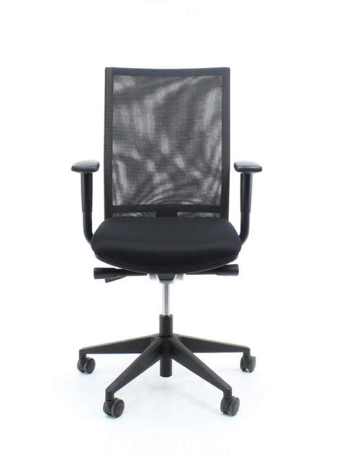A350, rug in mesh zwart 2
