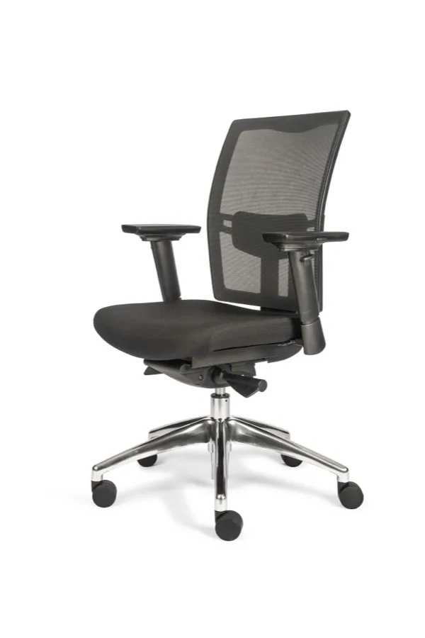 706+ Edition alu, rug in K&R mesh zwart
