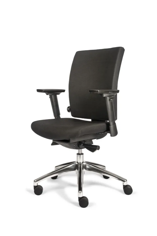 706+ Edition Comfort alu, in stof Oasis zwart