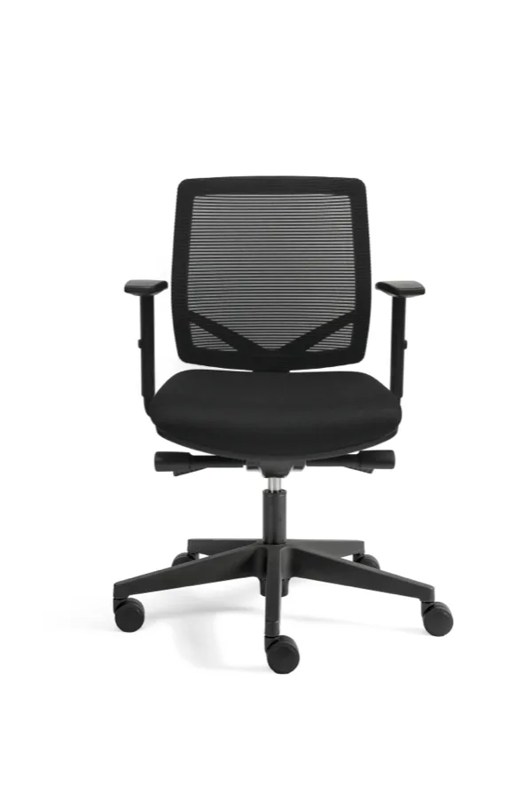 A300, rug in mesh zwart 2