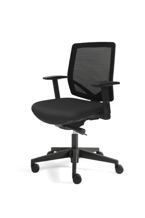 A300, rug in mesh zwart 3