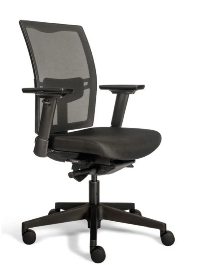 706+ Edition Nylon, rug in K&R mesh zwart