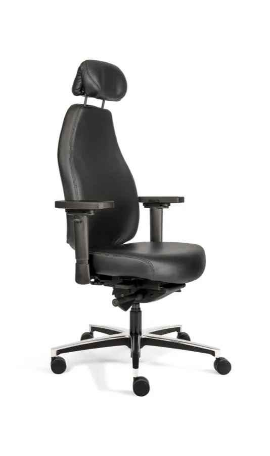 Therapod X HR, in zwart leder
