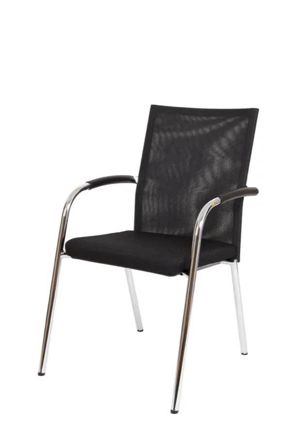 F130G rug in mesh zwart