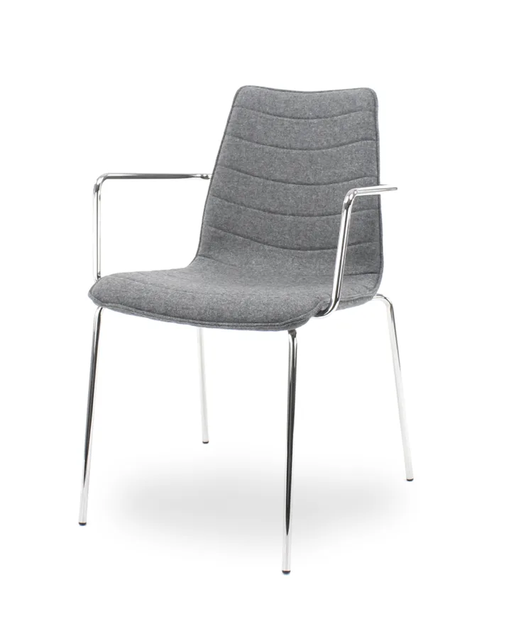 F45 wolvilt Fenice middengrijs 602 - frame chroom