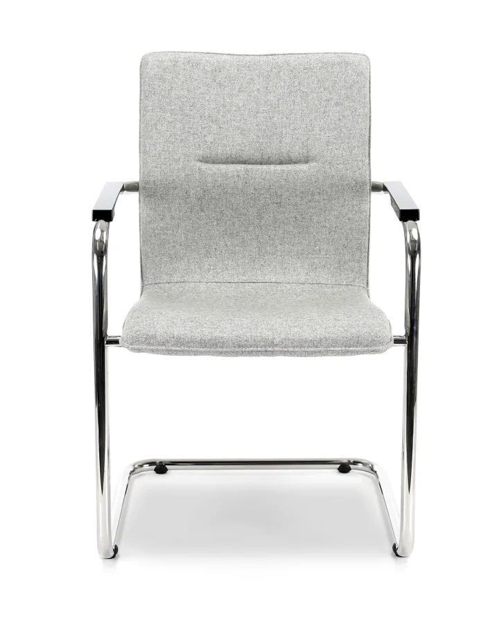F60 wolvilt Fenice 601 lichtgrijs - frame chroom 4