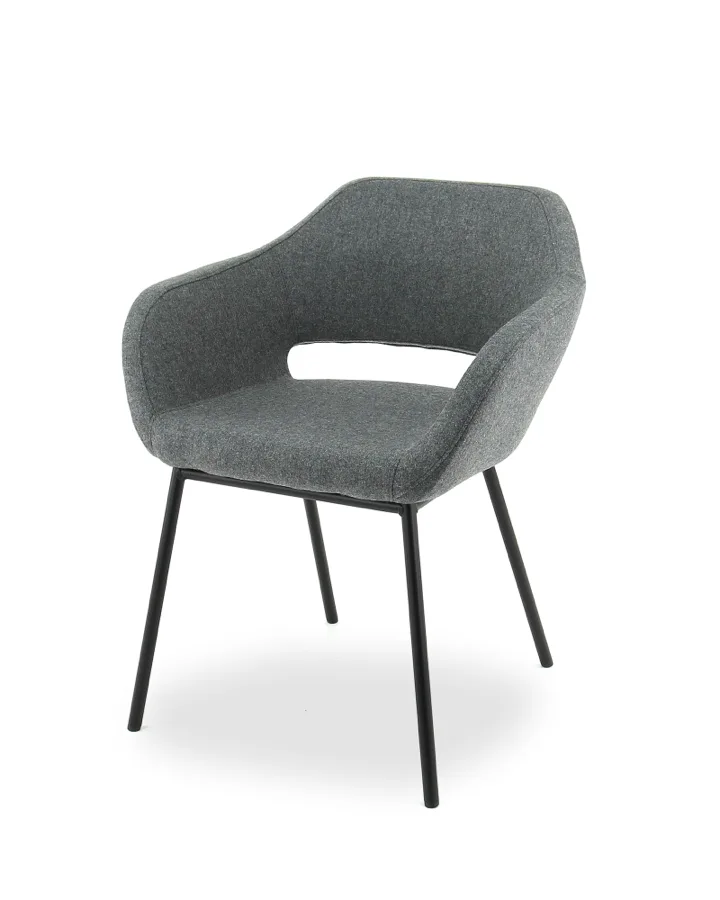 F70 wolvilt Fenice middengrijs 602 - frame chroom 2