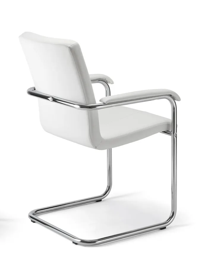 Comfort, wit leder 3